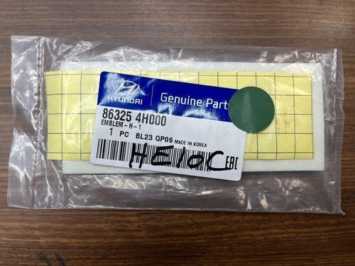New Genuine Hyundai H-1 iLoad Emblem Badge 86325-4H000 - Picture 2 of 2
