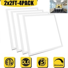 2x2 FT LED Flat Panel Light Dimmable 24x24 inch LED Drop Ceiling Lights,100-277V