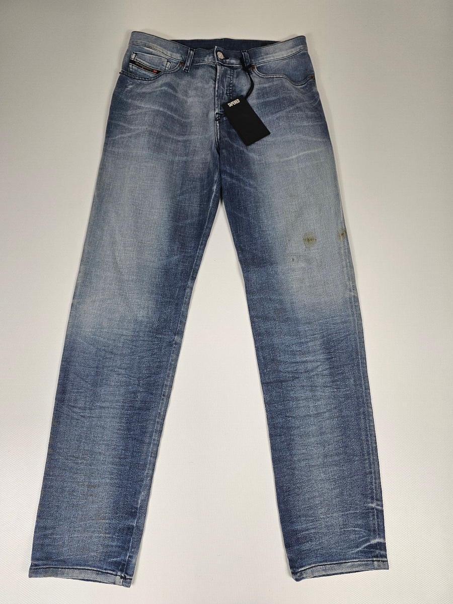 Diesel D-Fining Stretch Tapared Jeans Hose denim blau Größe 29/32