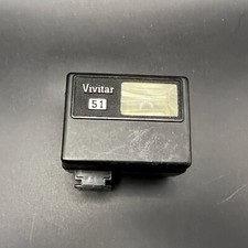 VTG Vivitar Electronic Flash Model 51 Camera Photography w/ Battery - UNTESTED