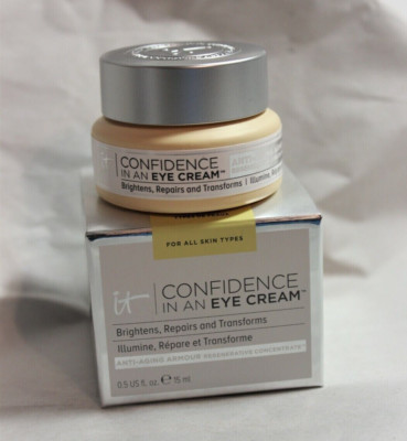 IT Cosmetics Confidence In An Eye Cream - Brightens, Repairs & Transforms 0.5oz.