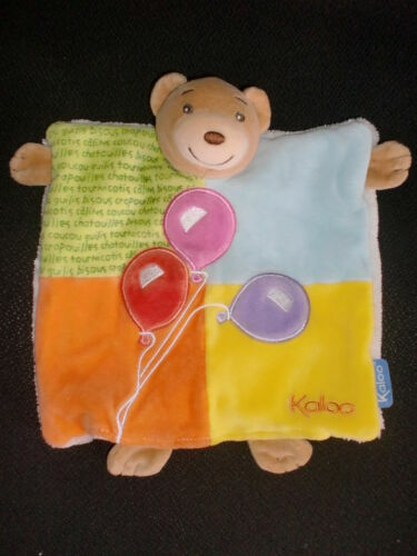 Jemini Luminou Hérisson Doudou plat bleu 30 cm