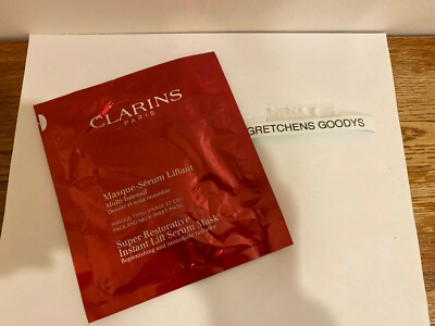 Clarins Super Restorative Mask Instant Lift Serum (1) Mask in Seal Package