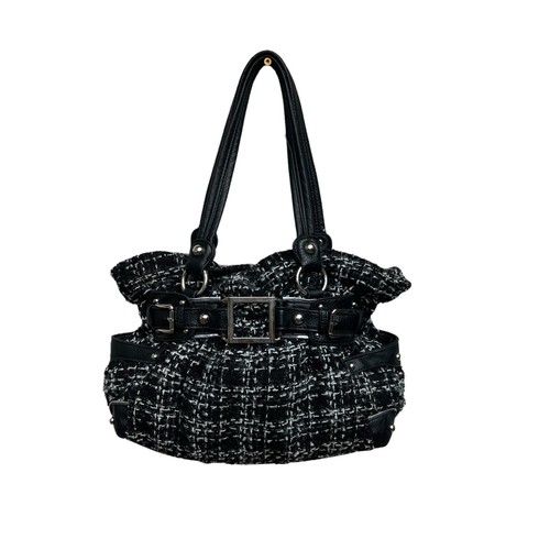 Wilson Handtasche Leder und Tweed Bucket Style - Bild 6 von 8