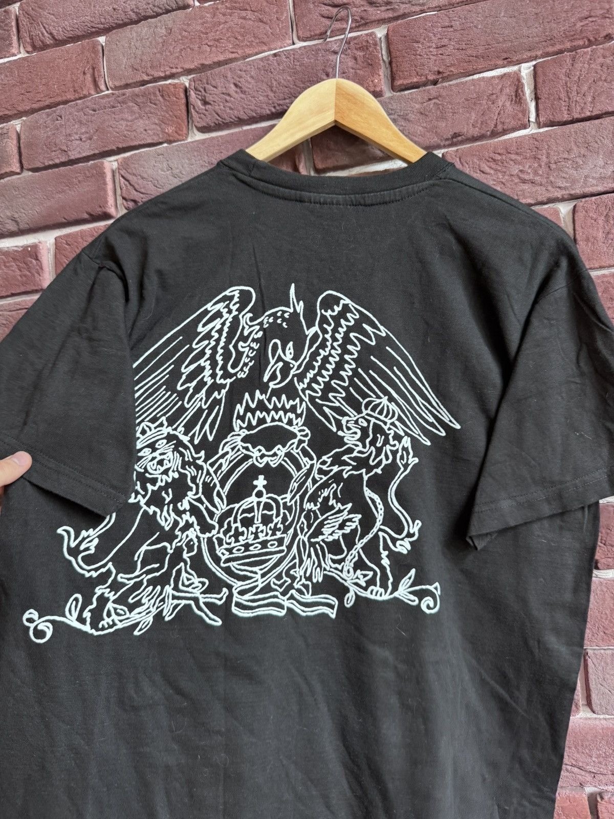 Rare 90s Queen Freddie Mercury Vintage Rock Band Tshirt image 5