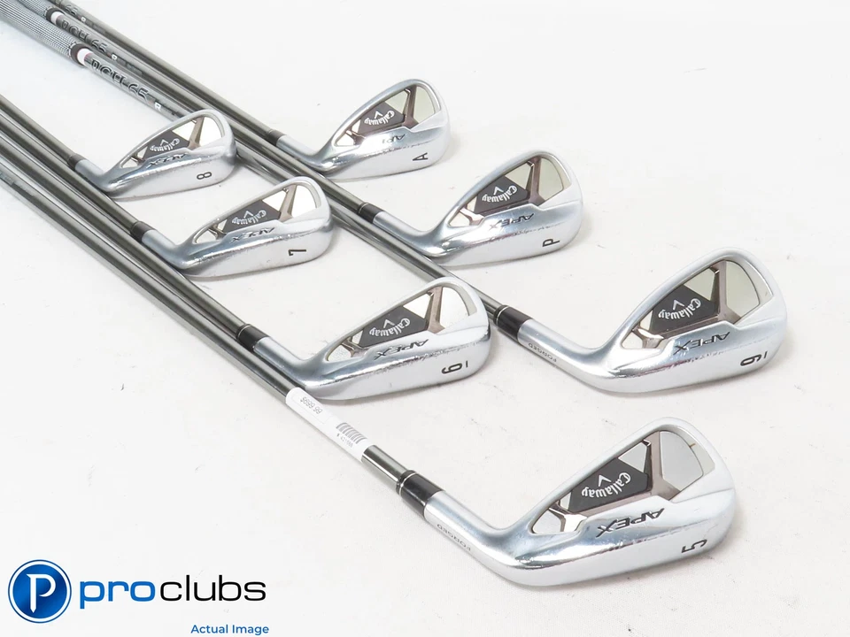 Callaway '21 APEX 5-PW,AW IRON SET - RCH 65 Regular Flex Graphite 421688 - Image 2 of 4