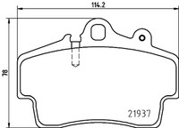 Hella Pagid Bremsbelagsatz Scheibenbremse 8DB 355 018-471 FüR Cayman Boxster 986