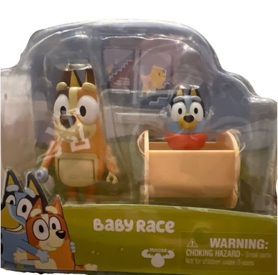 Bluey & Friends Baby Race Story Starters Bluey Figures Theme Pack NEW