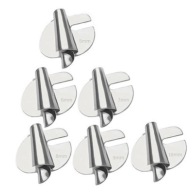 10X(6 StüCk Gerollter SäUmerfuß zum NäHen, 5 Mm-10 Mm, 6 GrößEn, Breiter Ge1861