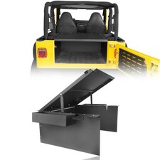 Security Deck Enclosure Lockable Cargo Cover Fit 97-06 Jeep Wrangler Tj Hardtop