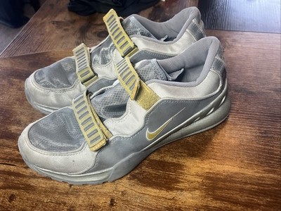  01 Nike Alpha Project X-Trapolite Shoe Yellow/Grey Men s Size 10.5 173293