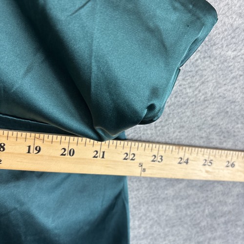 Nasty Gal Plus Cocktail Dress Size 20 Teal Satin Wrap Babydoll Deep-V Sexy NWT - Picture 14 of 18