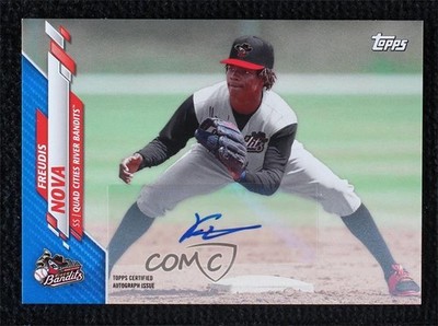 2020 Topps Pro Debut Blue Auto 46/150 Freudis Nova #PD-140 Auto 09xc