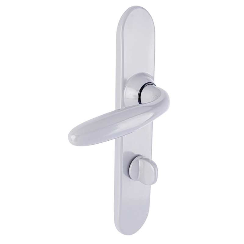 Ensemble sur plaques Opera VACHETTE condamnation chromé velours pour porte de WC