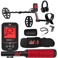 Minelab VANQUISH 460 Waterproof Metal Detector w/ PRO-FIND 40 and Carry Bag