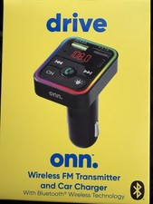 Wireless FM Transmitter And Car Charger W/Bluetooth