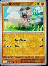 Rockruff 116/193 Common Paldea Evolved Pokemon Reverse Holo Near Mint