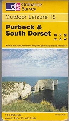 Purbeck and South Dorset (Outdoor Leisur... by Ordnance Survey Sheet map, folded