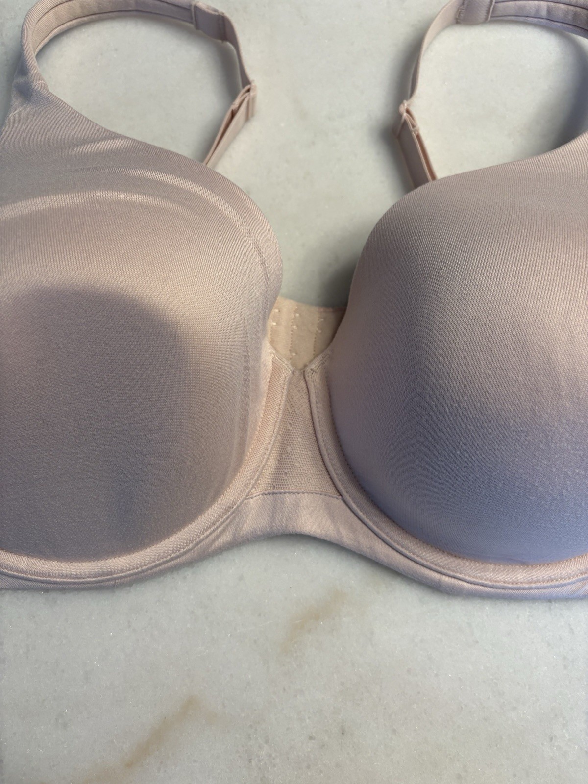 Vanity Fair 76380 Beyond Comfort Underwire Bra 40D Grey Full Figure Seamless