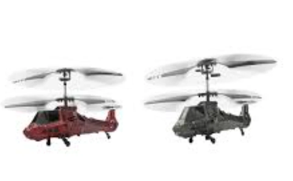 NIB Hammacher Schlemmer Air Combat Radio Controlled Battling Helicopters L@@K ! - Image 2 of 4