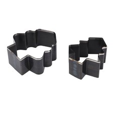 2Pcs Xmas Tree Leather Cutting Die Set Efficiently Cuts Alloy Steel Crafts Decor