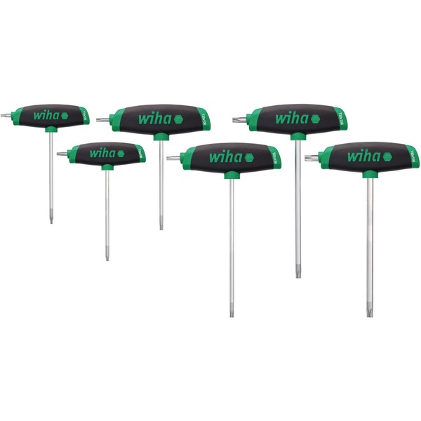 Schraubendrehersatz M.Quergriffen 364DSK T10-T30 Torx® M.Seitenabtr.6-Tlg.Wiha-image