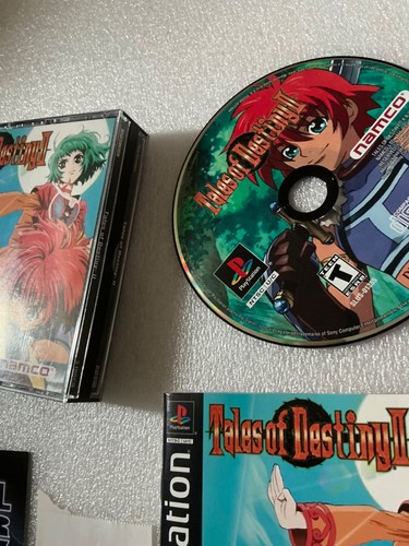 Tales of Destiny II PS1 NTSC USA OTTIME CONDIZIONI Reg COMPLETO con libretto e ricetta extra - Foto 10 di 23