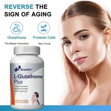 L-Glutathione Capsules Brightens Skin Tone Clear Away Your Acne 30-120 Pills
