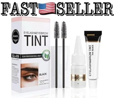 2 in 1 Lash & Brow Makeup Kit Natural Bushy Effect, 7ml (Black)