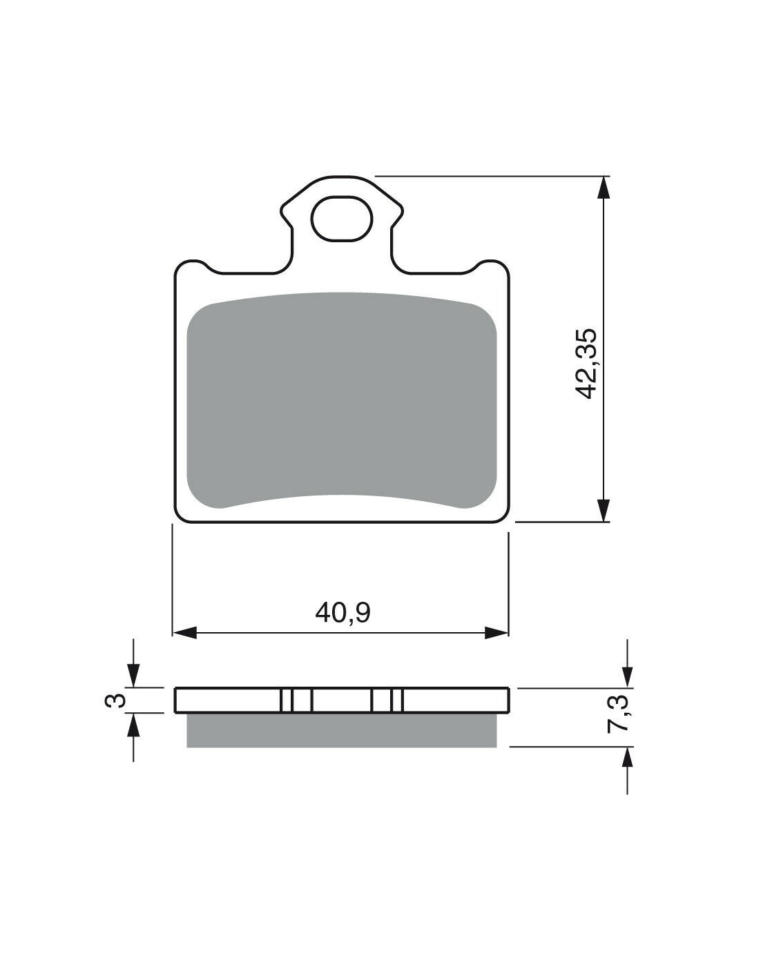 Trw Brake Pads MCB831 Fits Husqvarna TC85 Gasgas MC85 Rear
