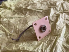 vintage 2003 Gibson Custom Shop Les Paul standard creme jack plate + switchcraft