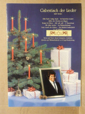 Musiknoten " Gabentisch der Lieder "- die schönsten Weihnachtslieder