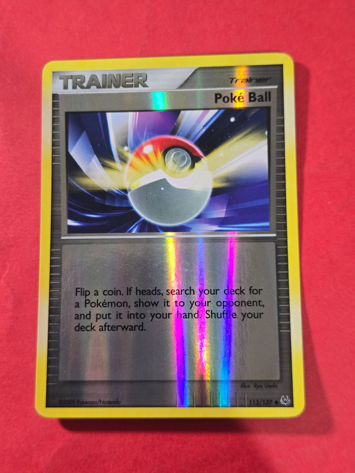 2009 Pokemon TCG Platinum #113 Poke Ball, REVERSE HOLO, UC, cd2