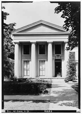 Captain Wells House,South Third Street,Geneva,Kane County,IL,Illinois,HABS,2