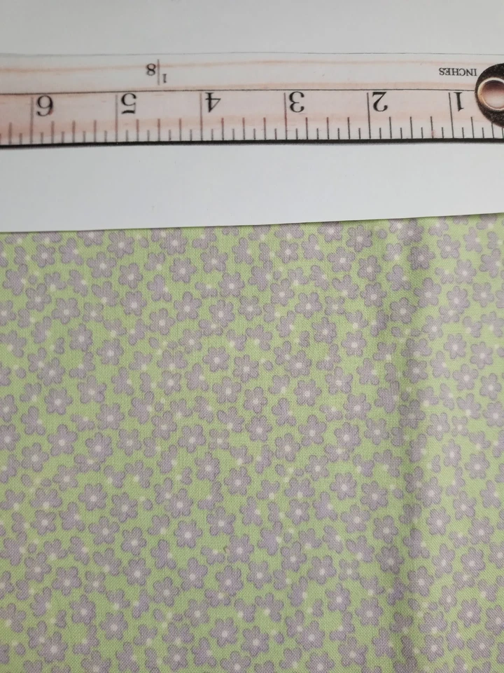 Moda Fabrics by Sandy Gervais Baby Talk Light Purple Flowers 20" x 42" - Image 2 of 3