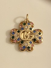 Gucci Zipper Pull Button Stamped Charm