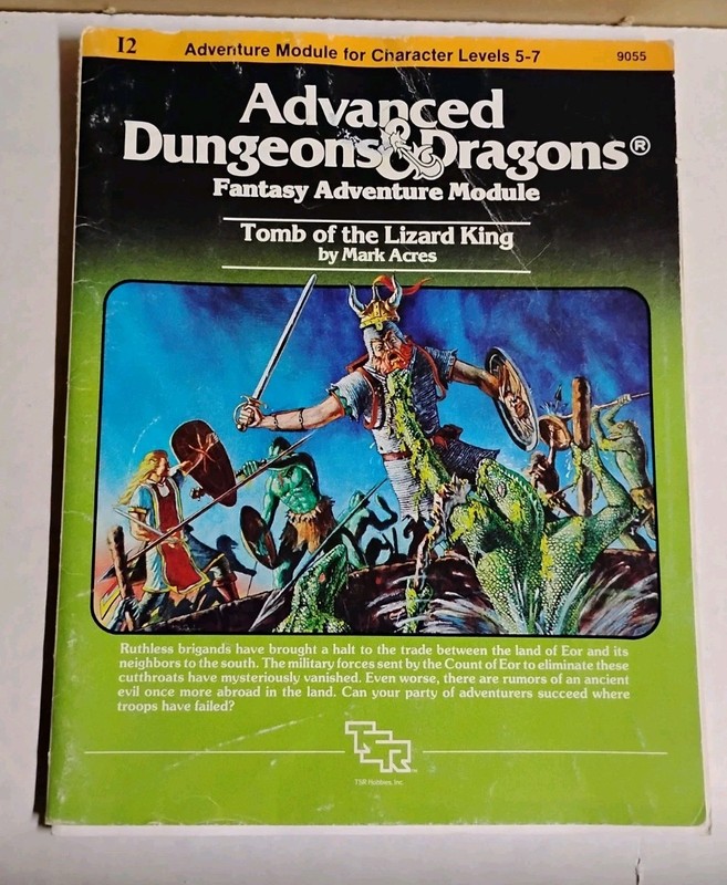 Tomb of the Lizard King-Advanced Dungeons & Dragons Module-Mark Acres #9055