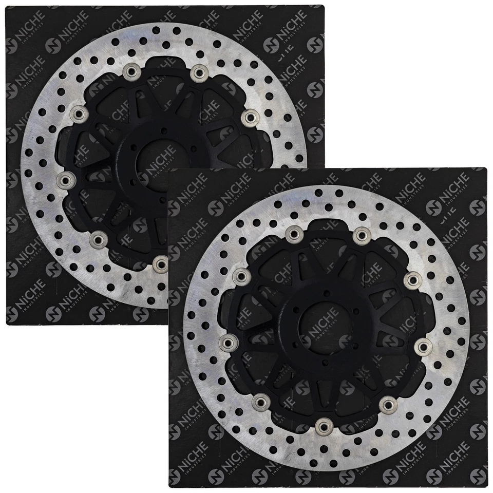 Juego de rotor de freno delantero NICHO para Honda VFR750R 45220-MR7-010 45120-MR7-010 Foto 2 de 4