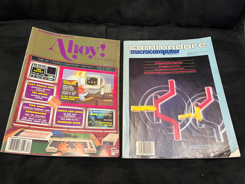 Commodore Magazines 1983 & 1986 Good Condition