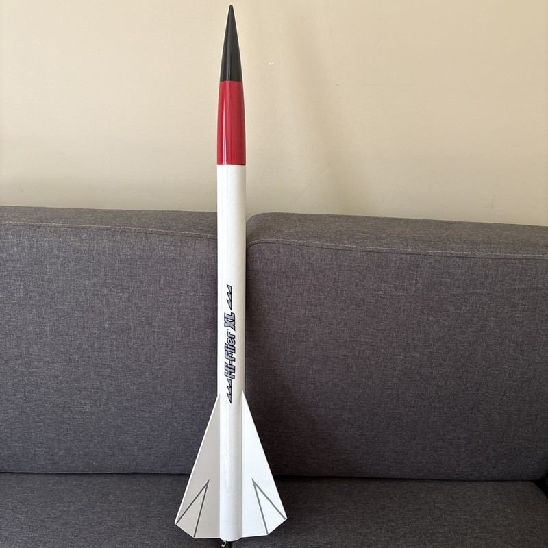 Estes Hi-Flier XL Rocket 🚀 Built & Ready To Launch! Large Scale! C,D,E POWER
