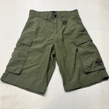 Boy Scouts Of America Shorts Mens XS Green Cargo Centennial Uniform Nylon 10"