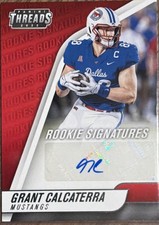 Panini 2022 Chronicles Grant Calcaterra #TH-GRC Rookie Autograph Football