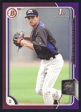 2015 Bowman #BP12 Emerson Jimenez /250 Prospects Purple Colorado Rockies