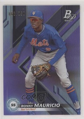2019 Bowman Platinum Wal-Mart Top Prospects Purple Foil /250 Ronny Mauricio 1kk