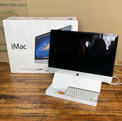 Apple iMac 3.1 GHz 8GB RAM 27'' 2TB HD 2011 A1312 Keyboard Mouse & Box For Parts