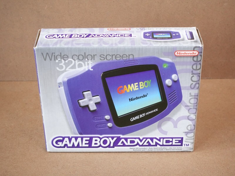 Nintendo Game Boy Advance Console ' Indigo ' Boxed - CIB