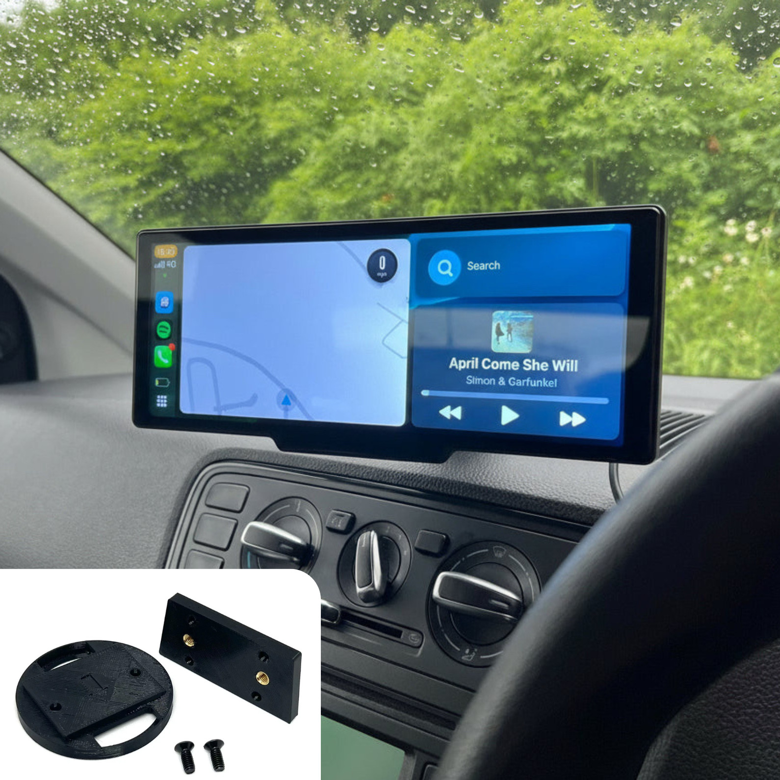 Navigon Unit CarPlay Unit Adapter Mount For Volkswagen UP Mii Citigo 2012-2016