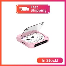 ENVYCLOUD CD Player Portable with Dual Stereo Speakers, Rechargeable Portable CD