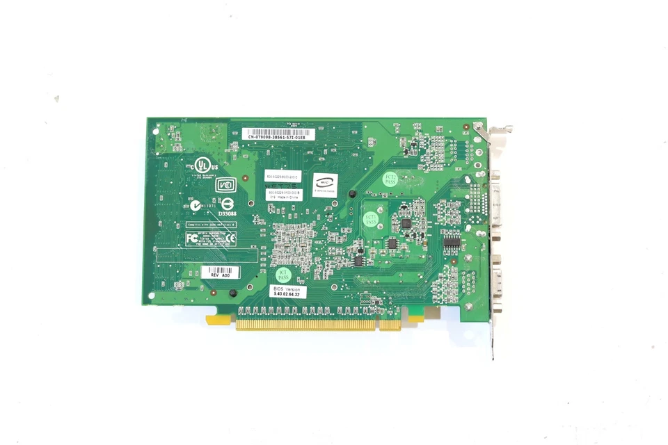 Dell NVIDIA Quadro Fx540 128MB DDR PCIe x16 Graphics Card Dell P/N:0T9098 Tested - Image 4 of 4