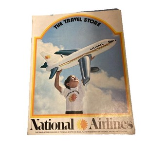 Vintage National Airlines Inflight Shopping Brochure  The Travel Store 228